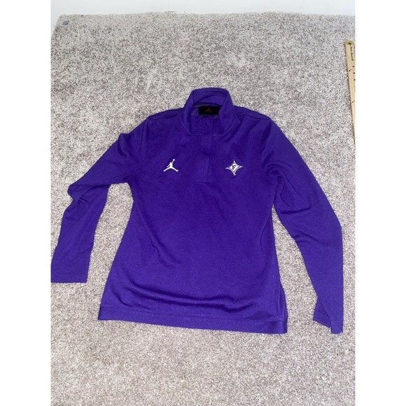 Furman University Nike Air Jordan Dri Fit Fleece Jacket Mens Small / Women's Med - Picture 2 of 11